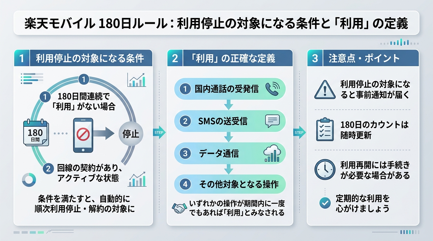 利用停止の対象になる条件と「利用」の正確な定義