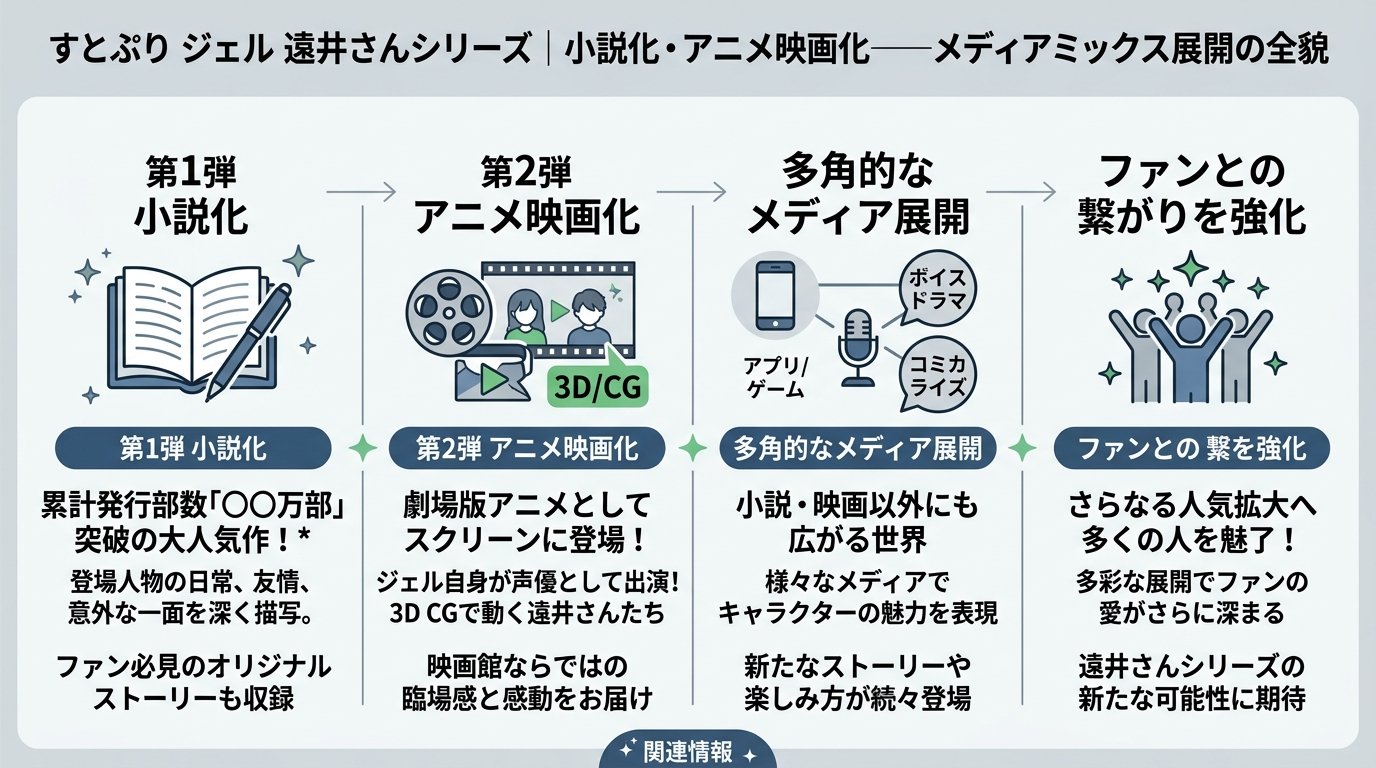 小説化・アニメ映画化——メディアミックス展開の全貌