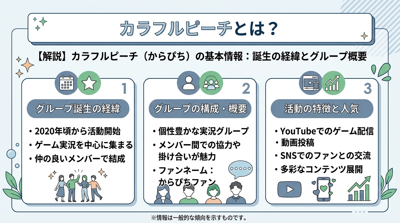 カラフルピーチ(からぴち)の基本情報:誕生の経緯とグループ概要