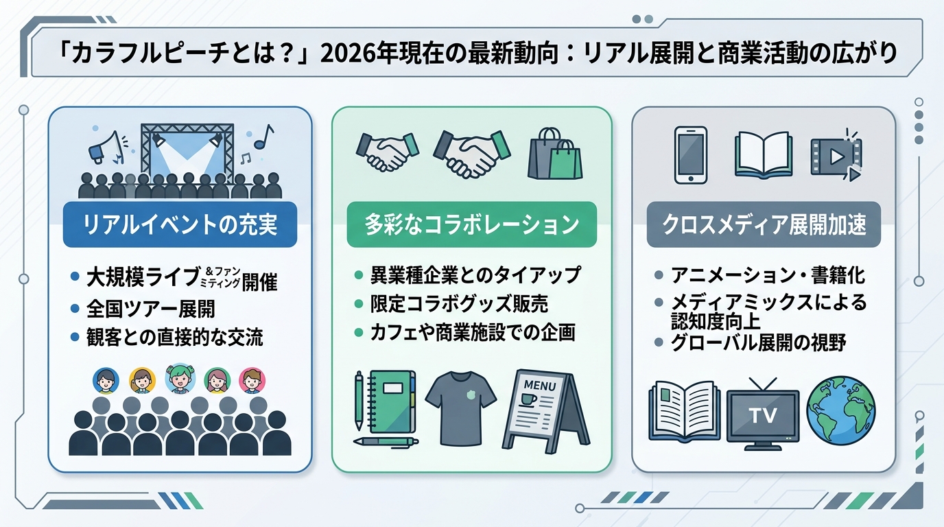 2026年現在の最新動向:リアル展開と商業活動の広がり