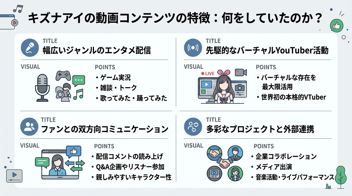 動画コンテンツの特徴:何をしていたのか?