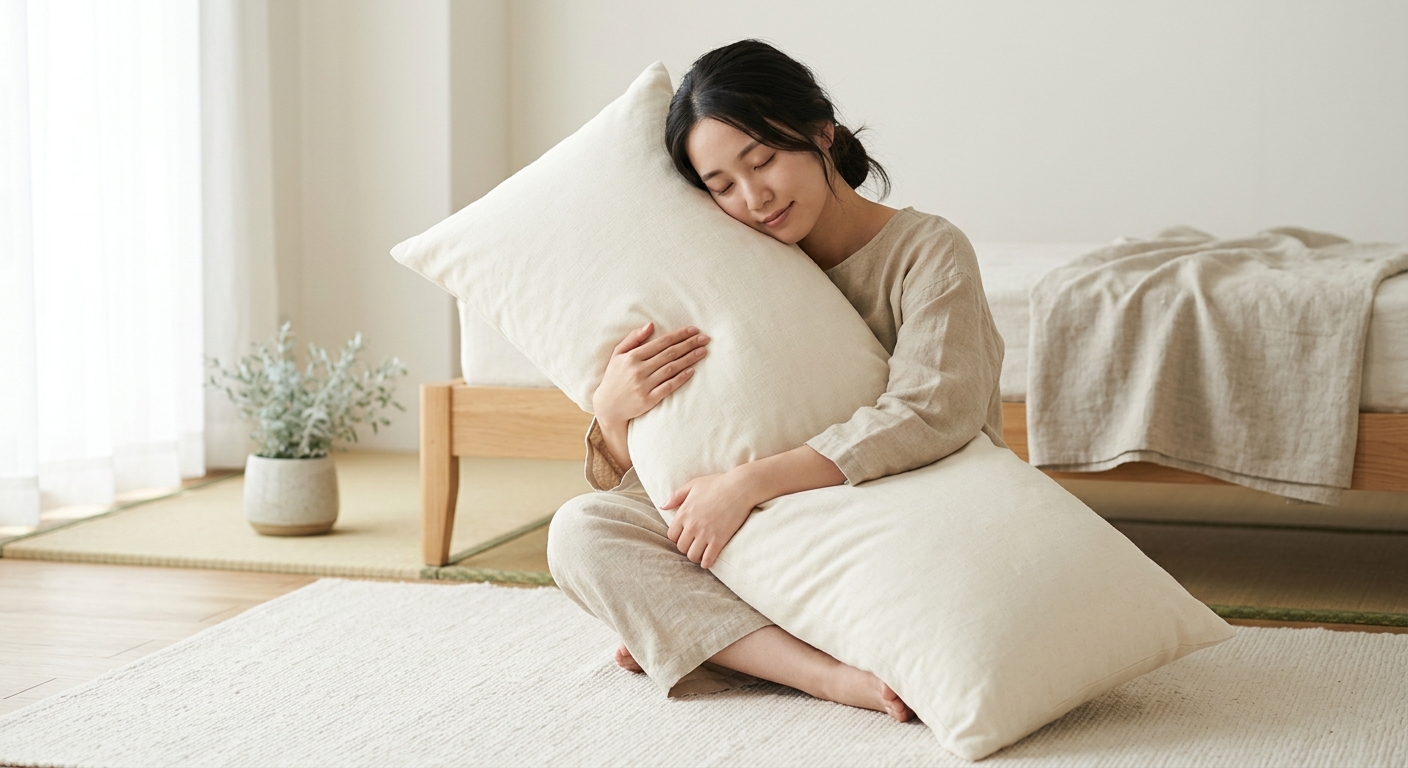 抱き枕が安心する科学的な理由｜オキシトシンから寝姿勢まで徹底解説【2026年版】