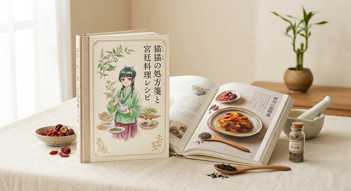 【薬屋のひとりごと】公式レシピ本『猫猫の調合書』発売前重版！イベント情報も