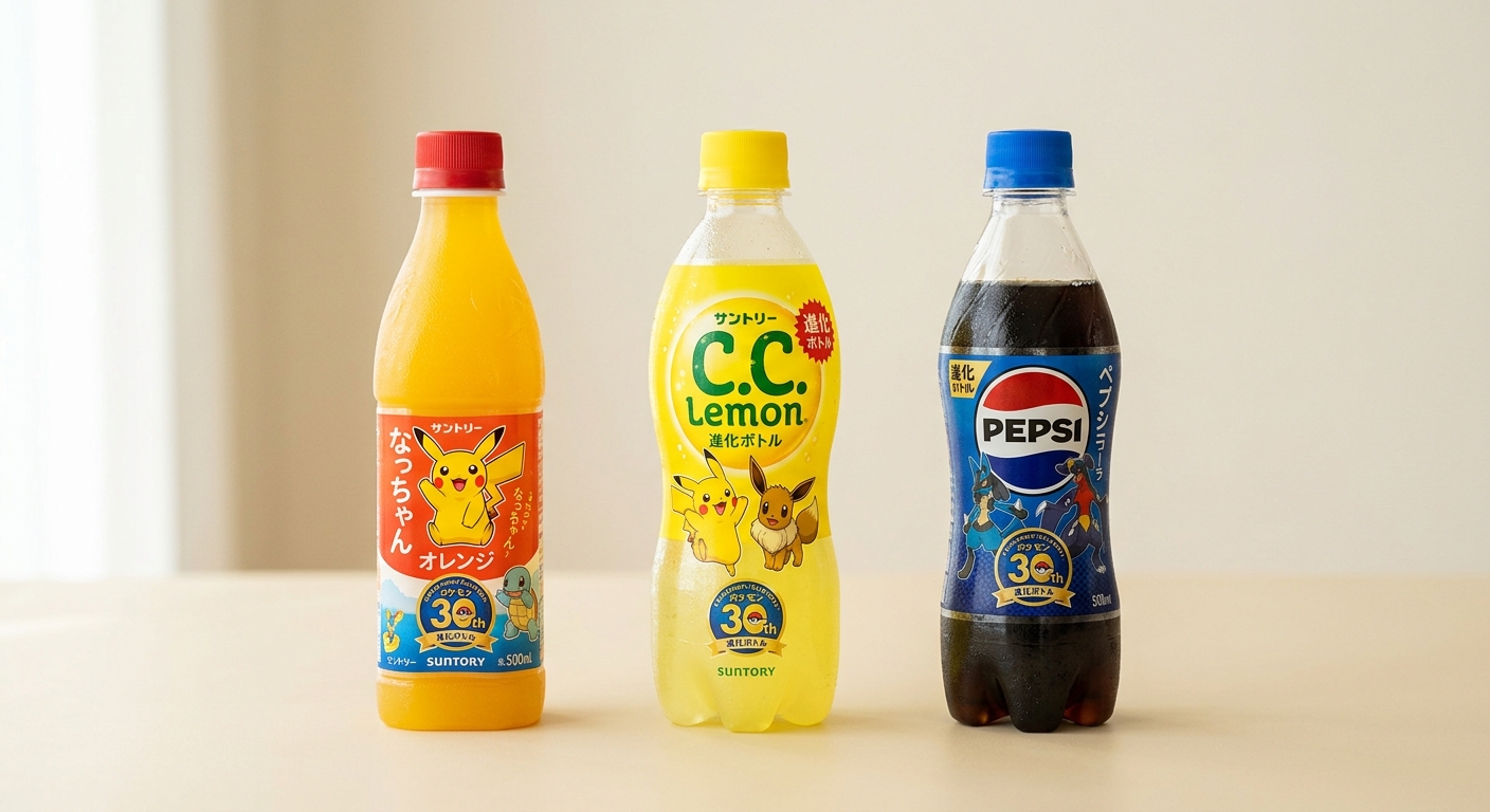 ポケモン30周年記念!サントリー人気ドリンクが進化ボトルで登場【2026年最新情報】