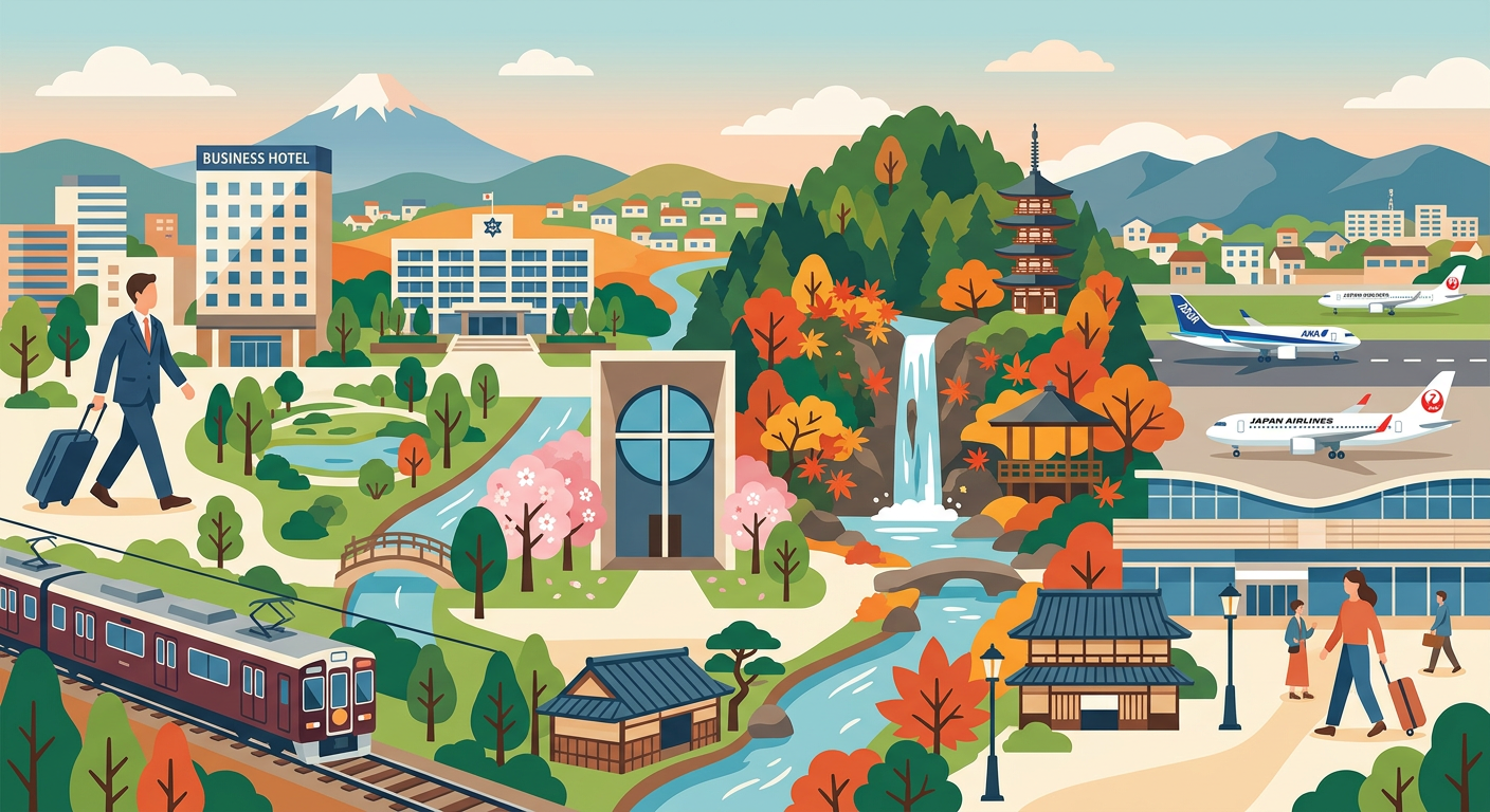 博多・キャナルシティ・海の中道・太宰府・二日市のビジネスホテルガイド