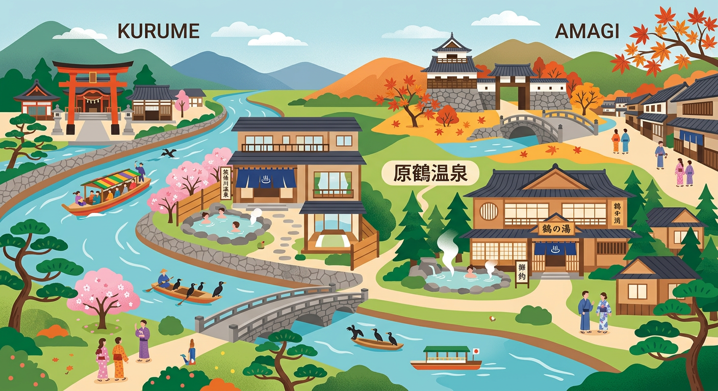 久留米・甘木・原鶴温泉・筑後川温泉のすべてガイド